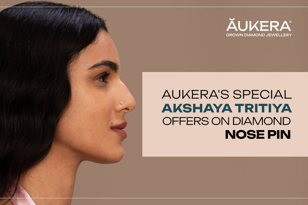 Aukera's Diamond Nose Pins are a Must Buy this Akshaya Tritiya