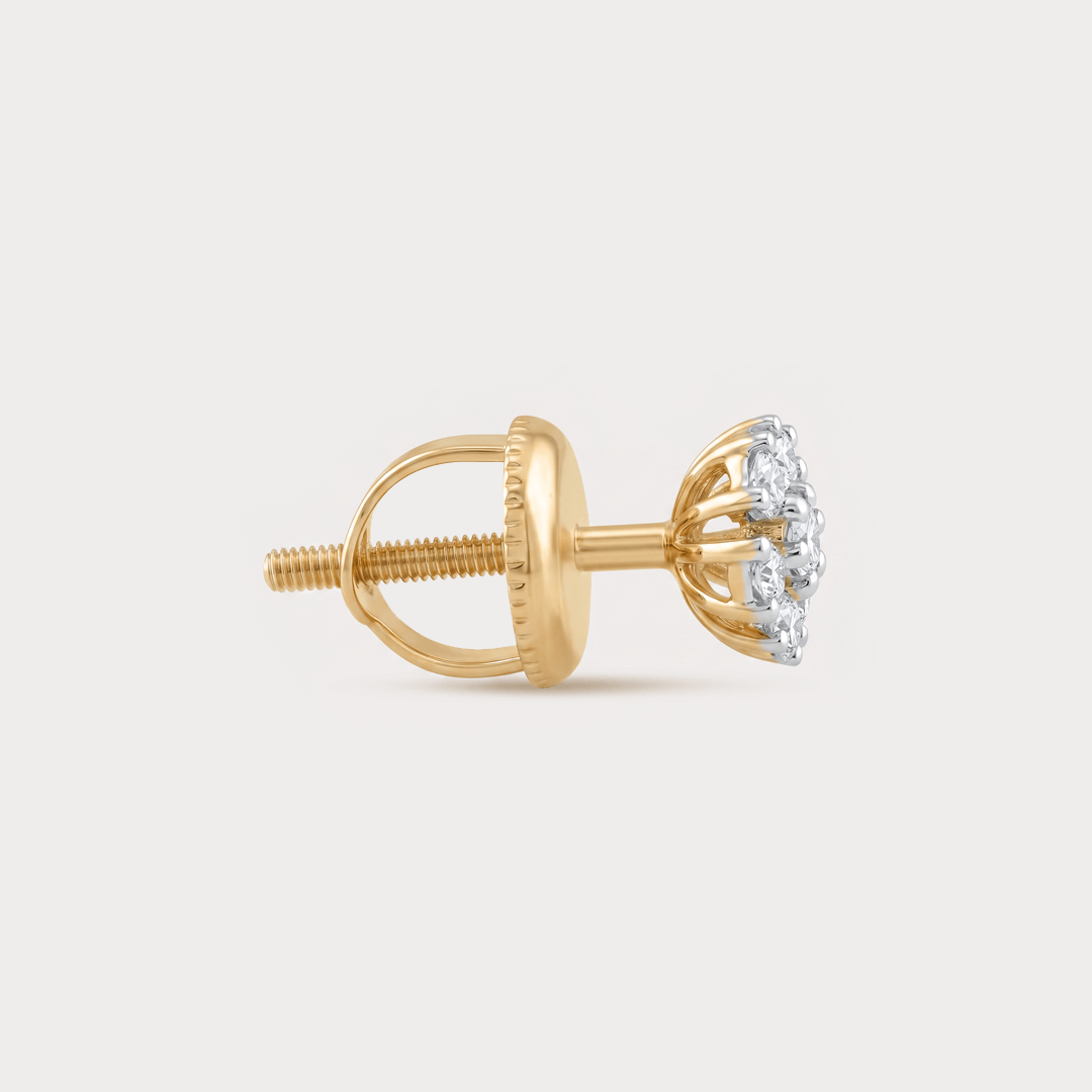 Springtide Stars & Flowers Diamond EarRing