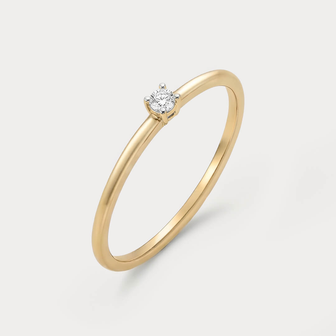 Windwoven Diamond Ring