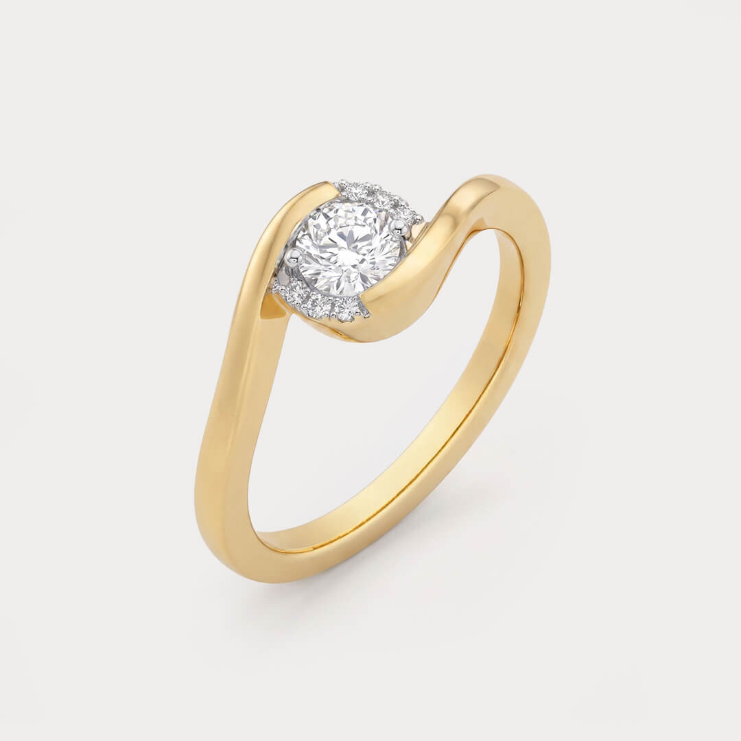 Lightspan Mini-Solitaire Diamond Ring