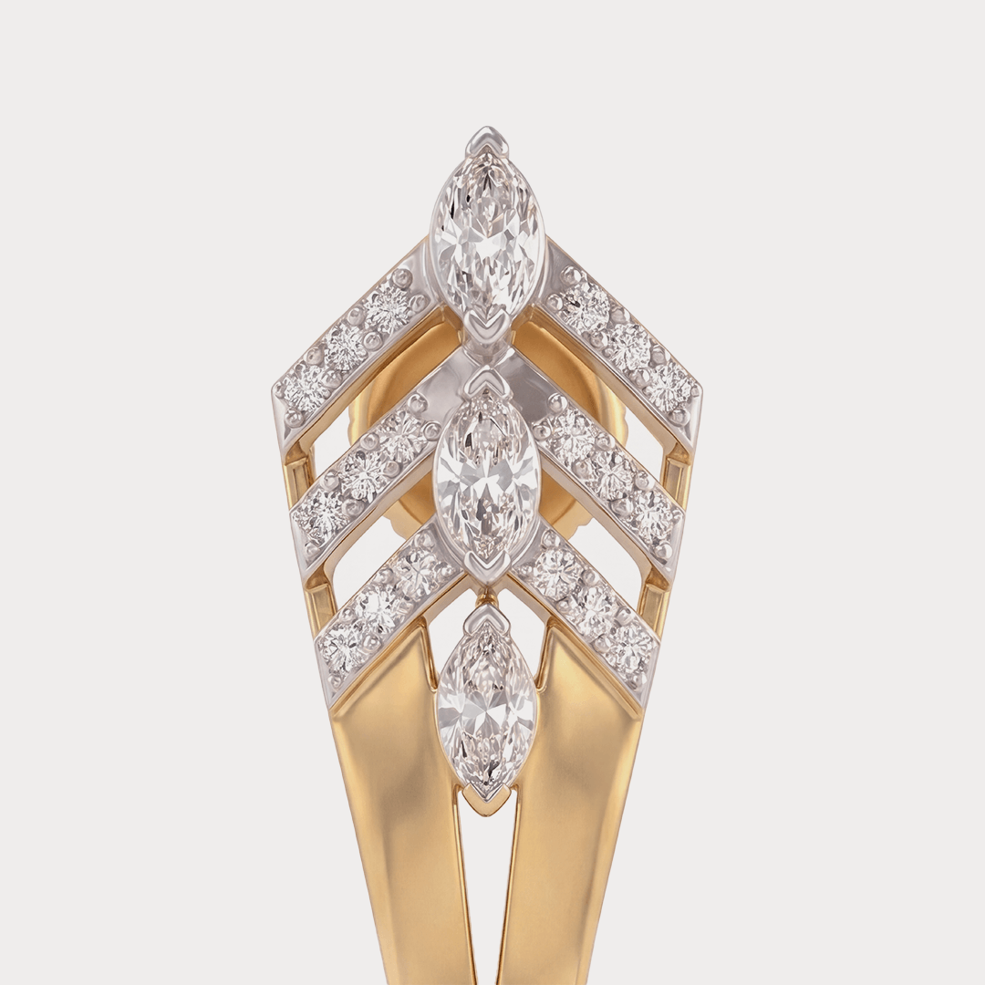 Coil Diamond EarRing
