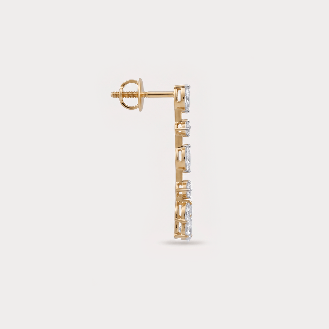 Cloudsong Drop Diamond EarRing