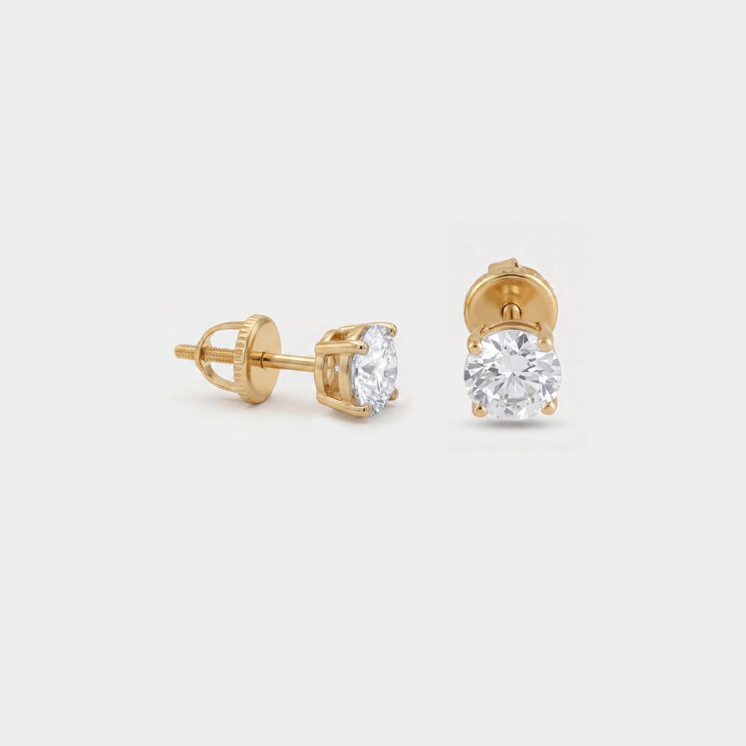 Lueur Mini-Solitaire Studs Diamond EarRing