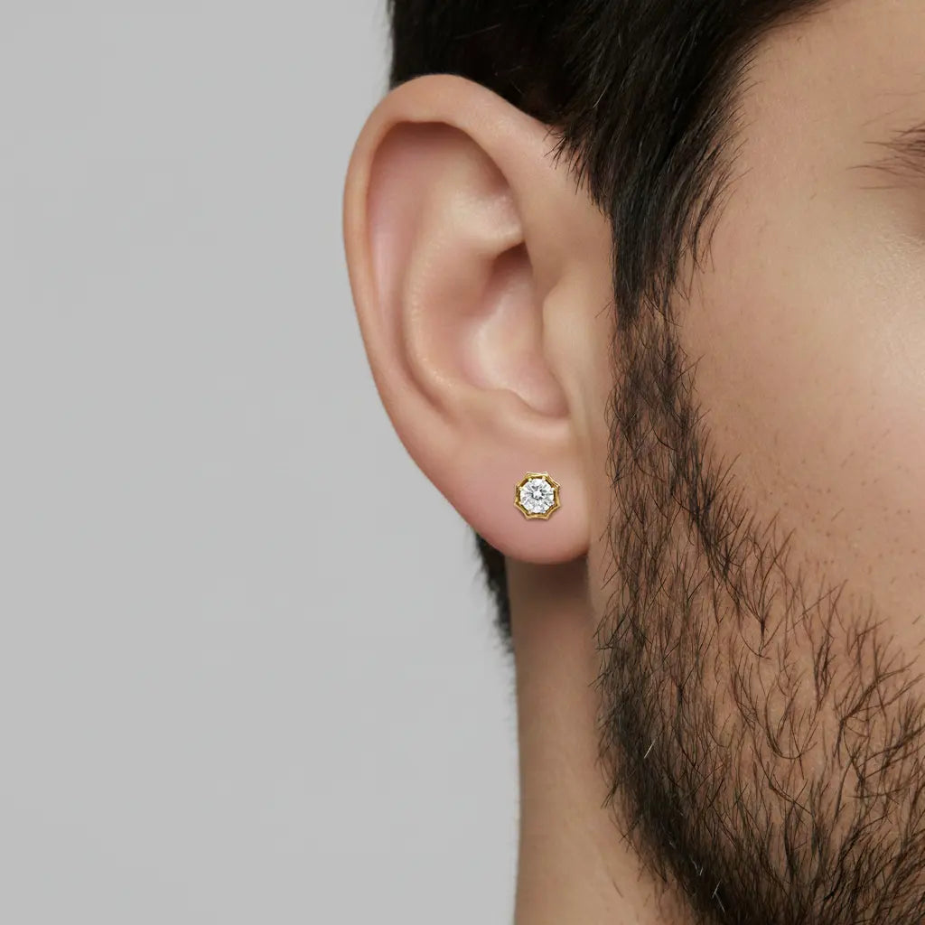 Aureole Diamond Studs
