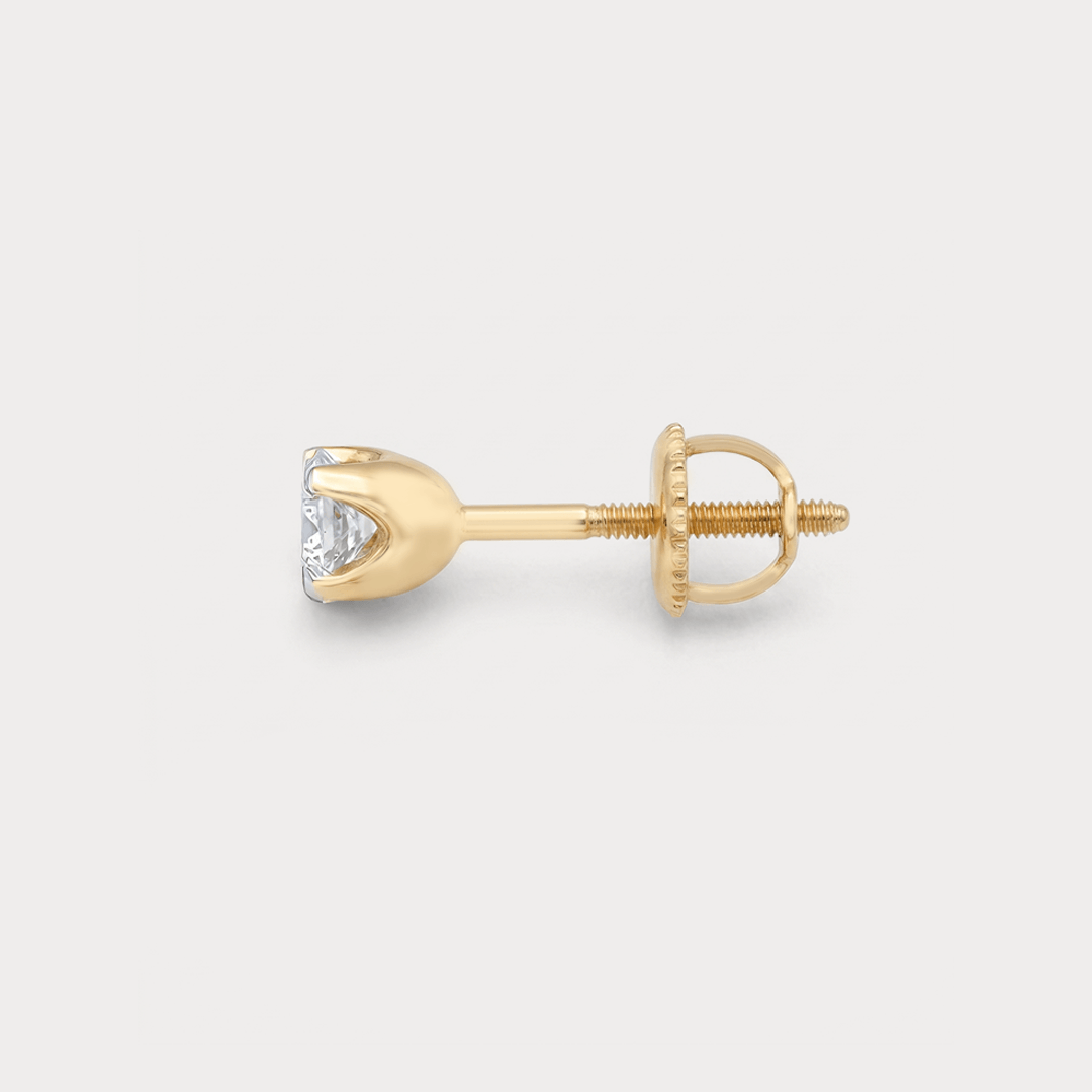 Lueur Subtile Mini Solitaire Diamond EarRing