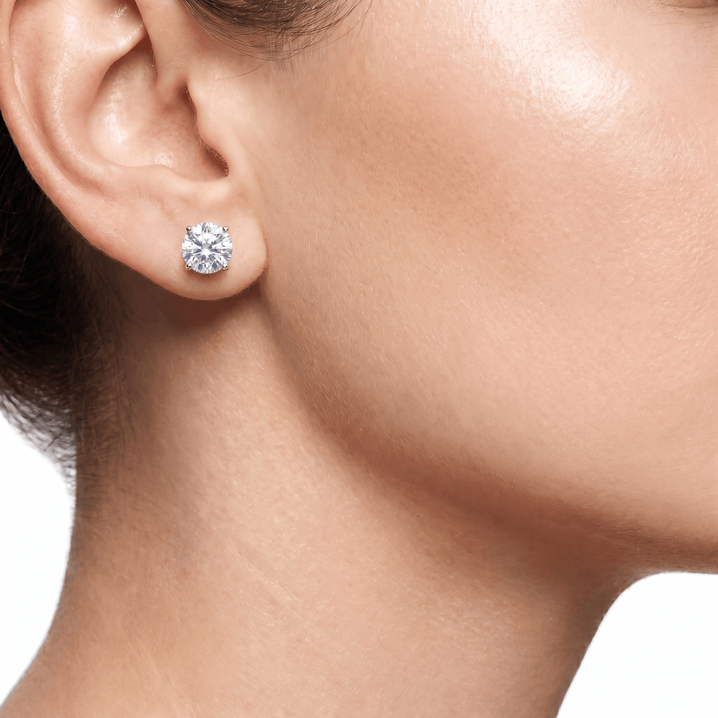 Statement of Grace 1 Crt Solitaire Diamond EarRing