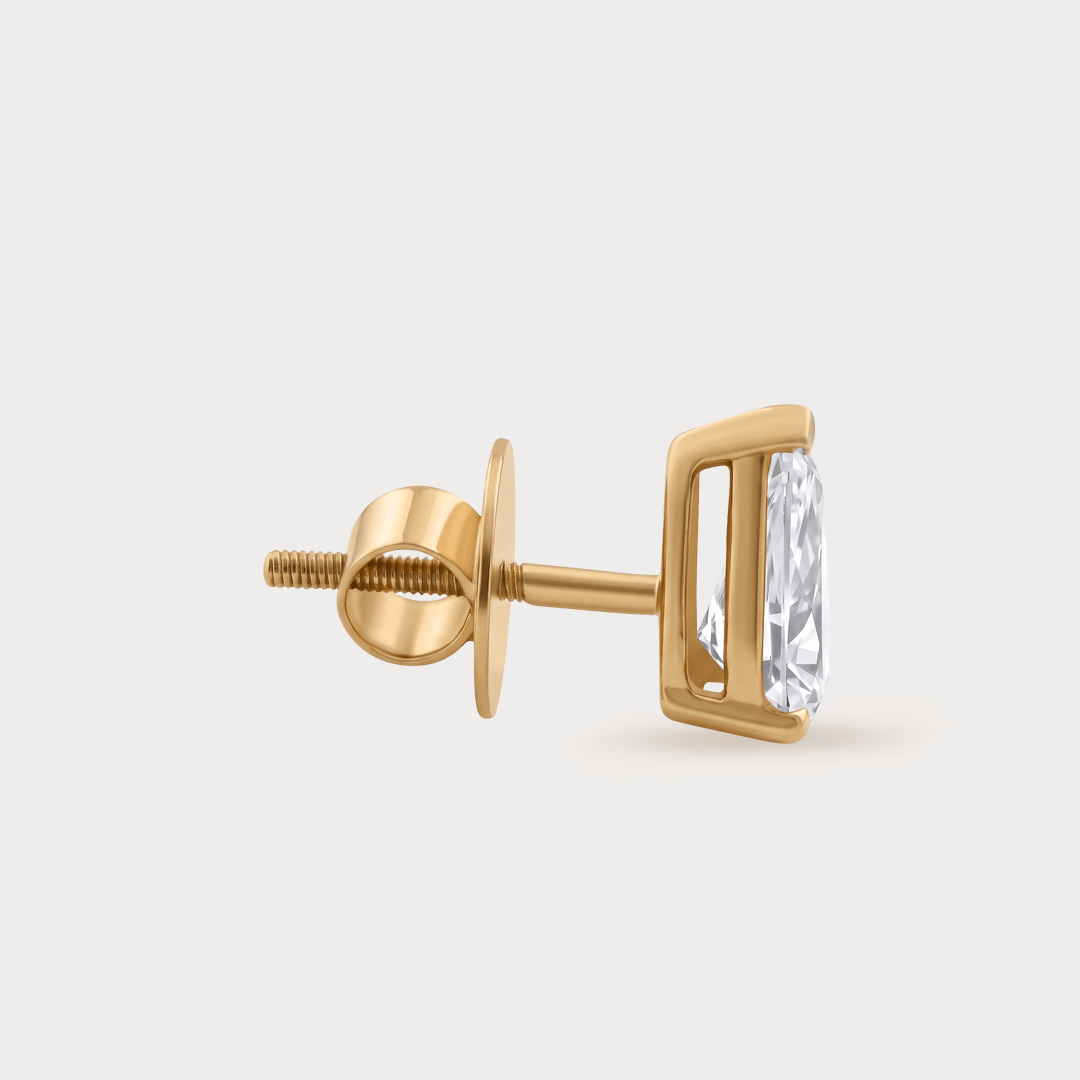 Rayon d'Or Solitaire Diamond EarRing