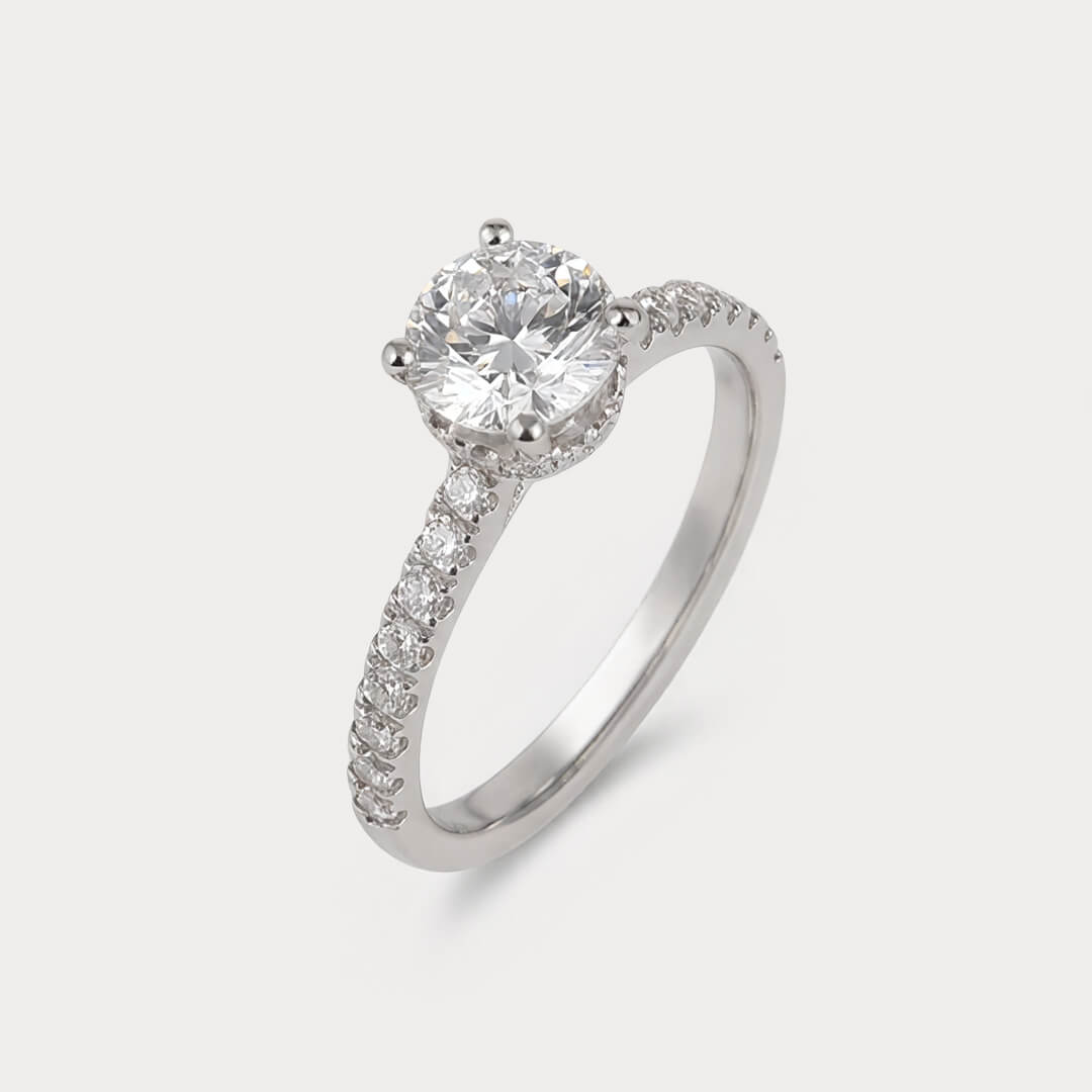 Amore Puro Solitaire Diamond Ring