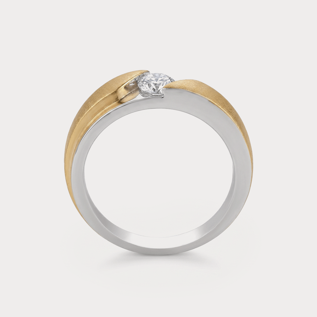Seal Diamond Mens Ring