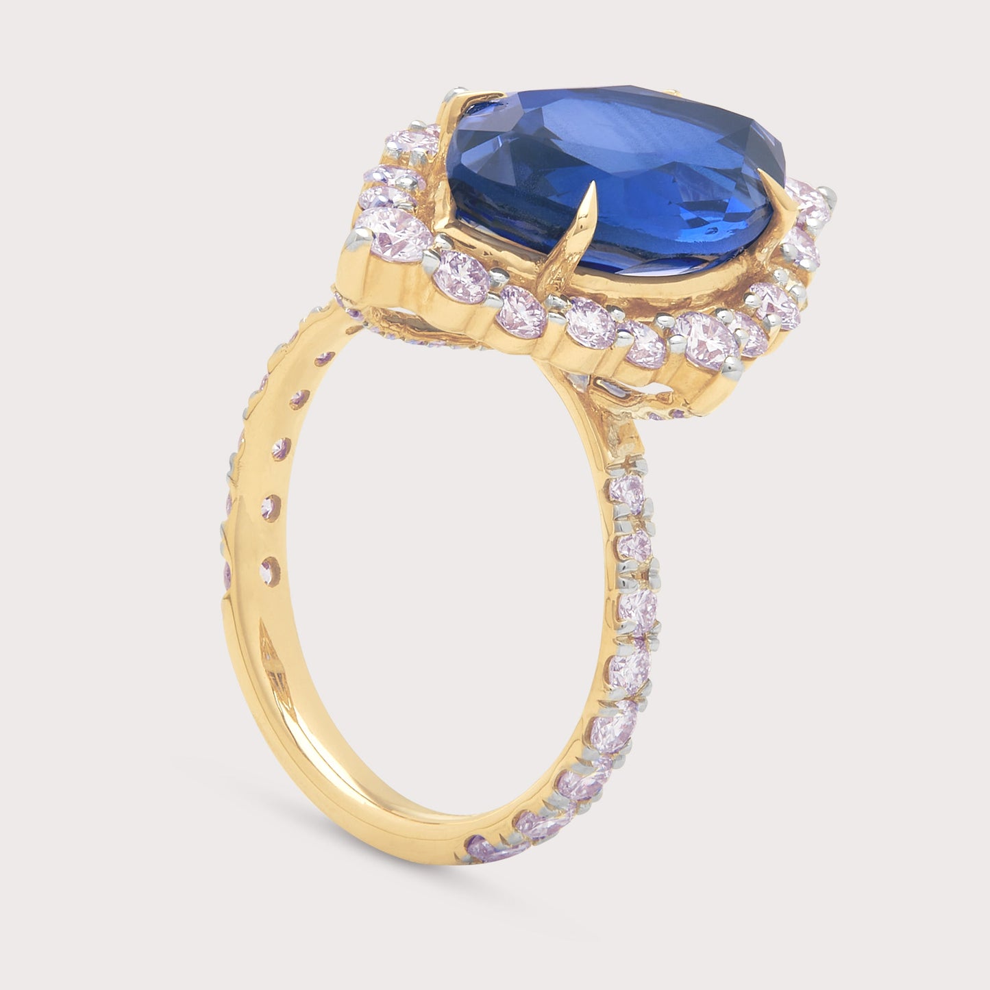 The Midnight Halo Ring
