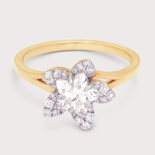 The Golden Blossom Ring
