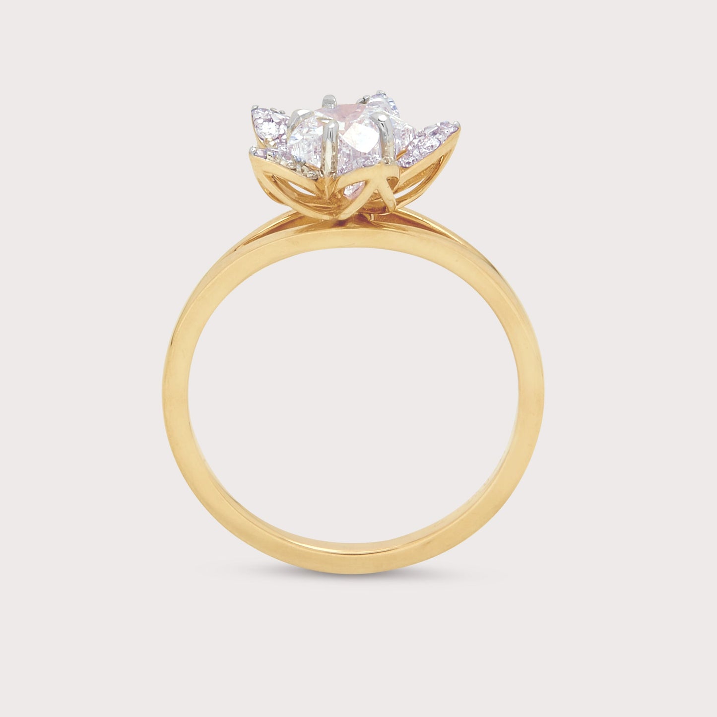 The Golden Blossom Ring