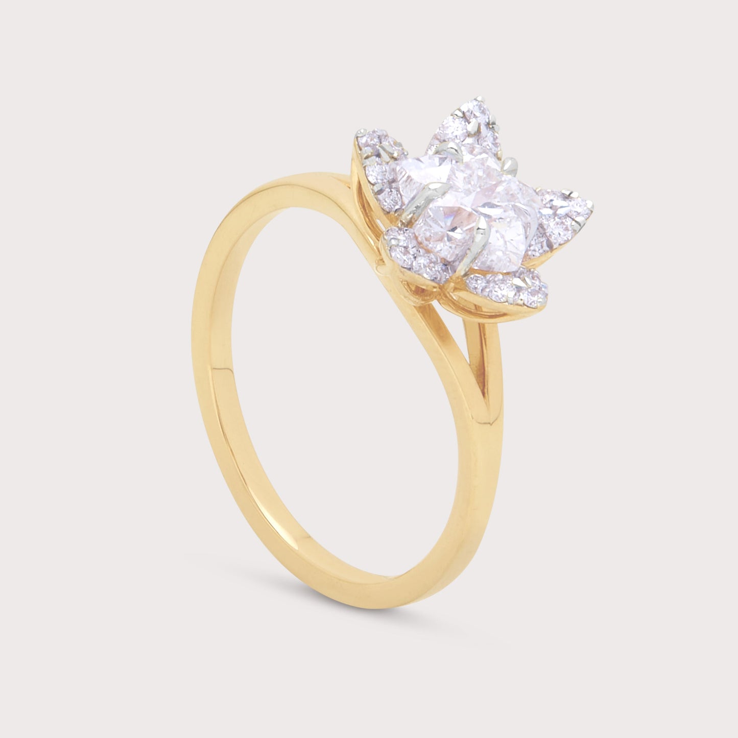 The Golden Blossom Ring