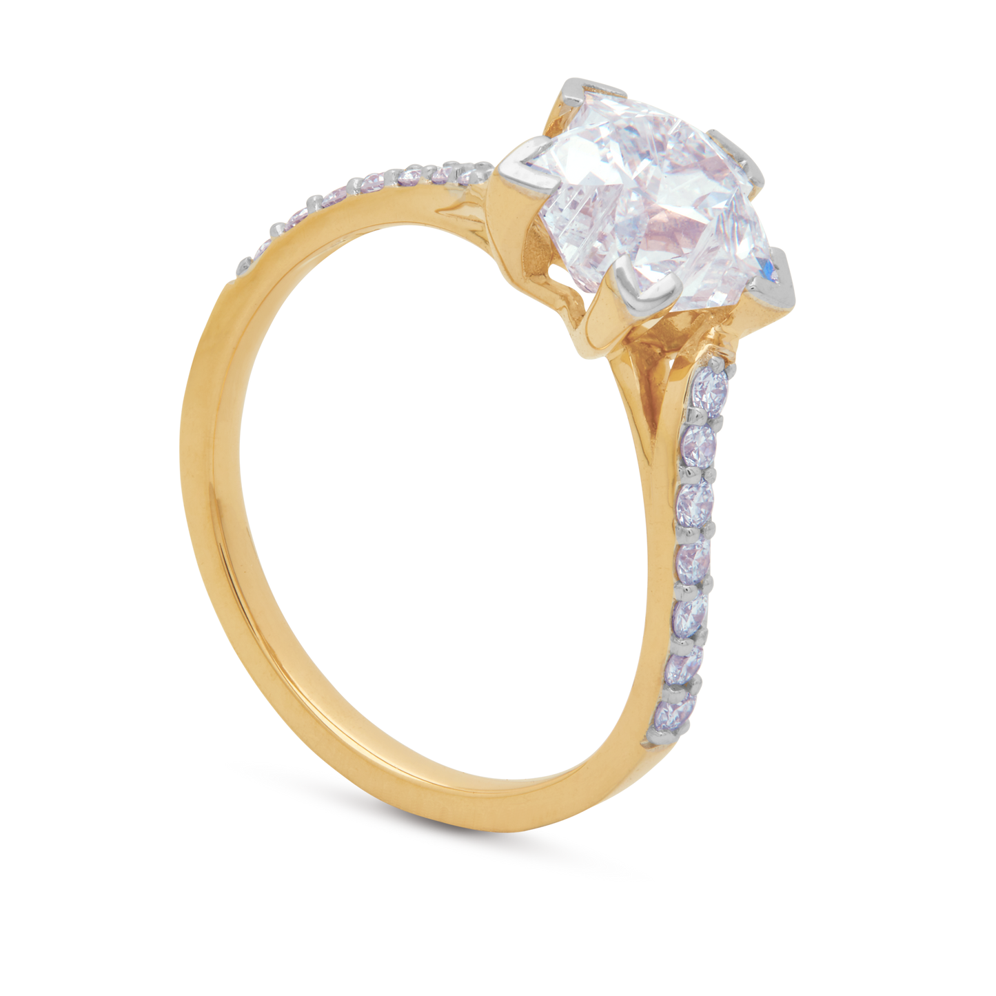The Orchid Solitaire Ring