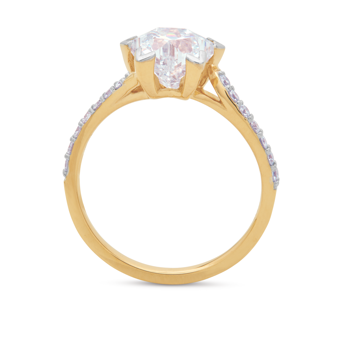 The Orchid Solitaire Ring