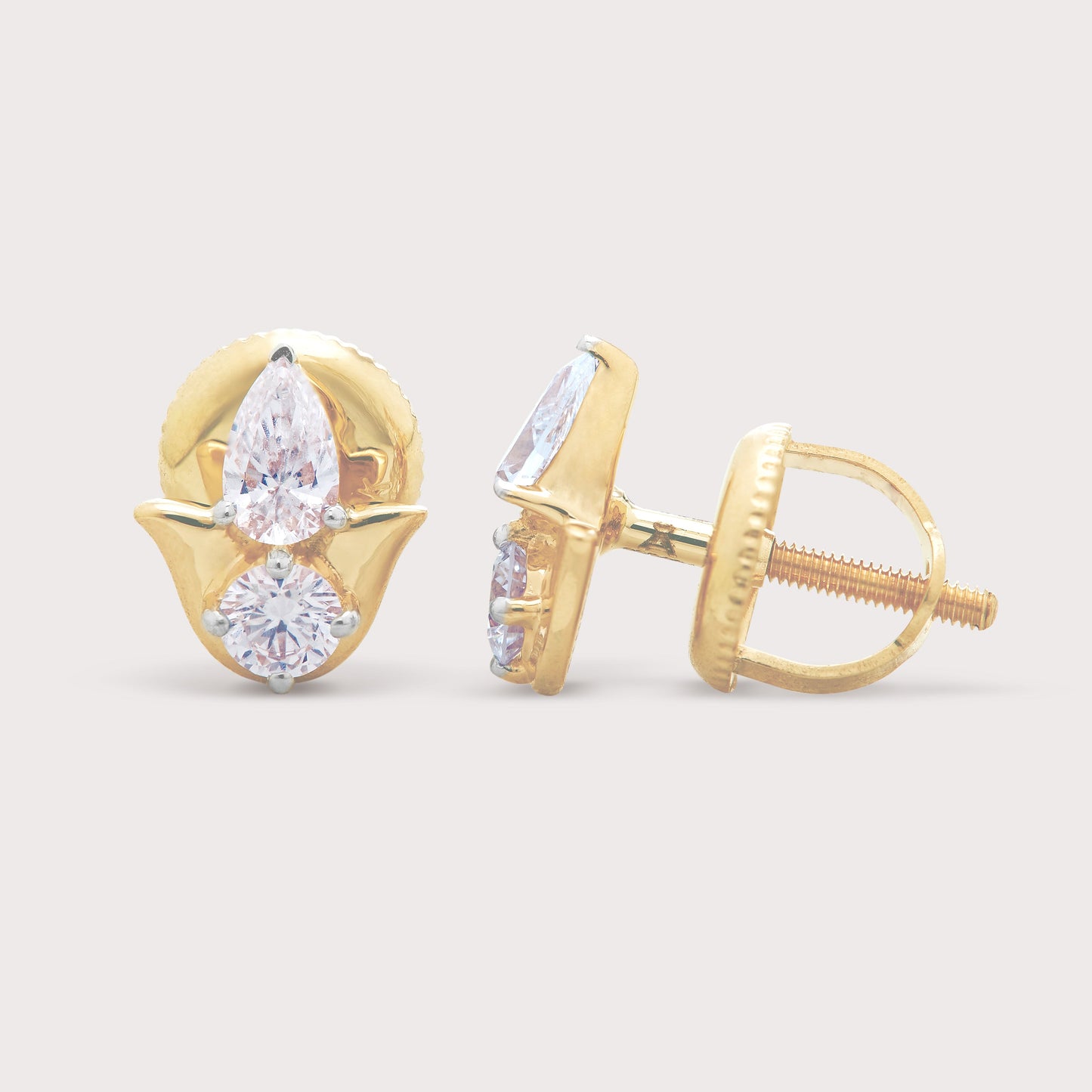The Pear & Round Studs