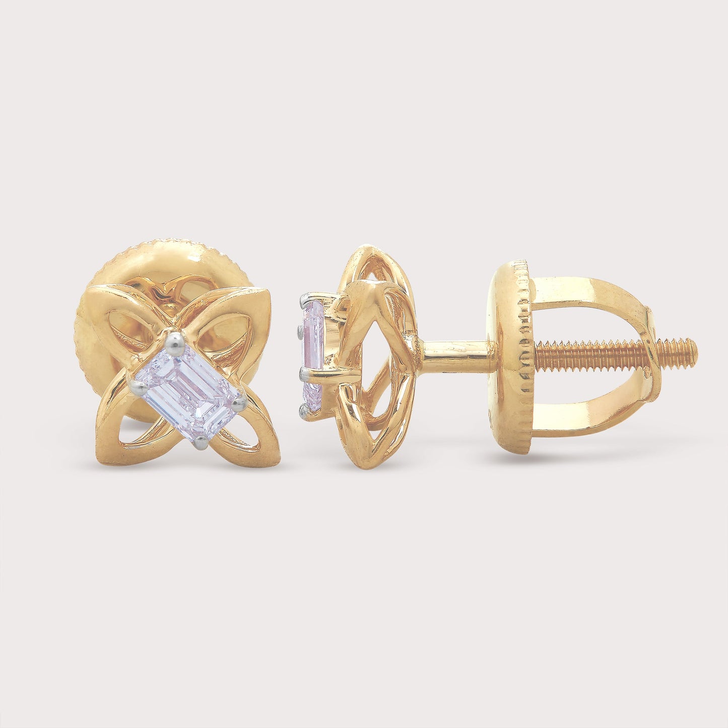 The Emerald Clover Studs