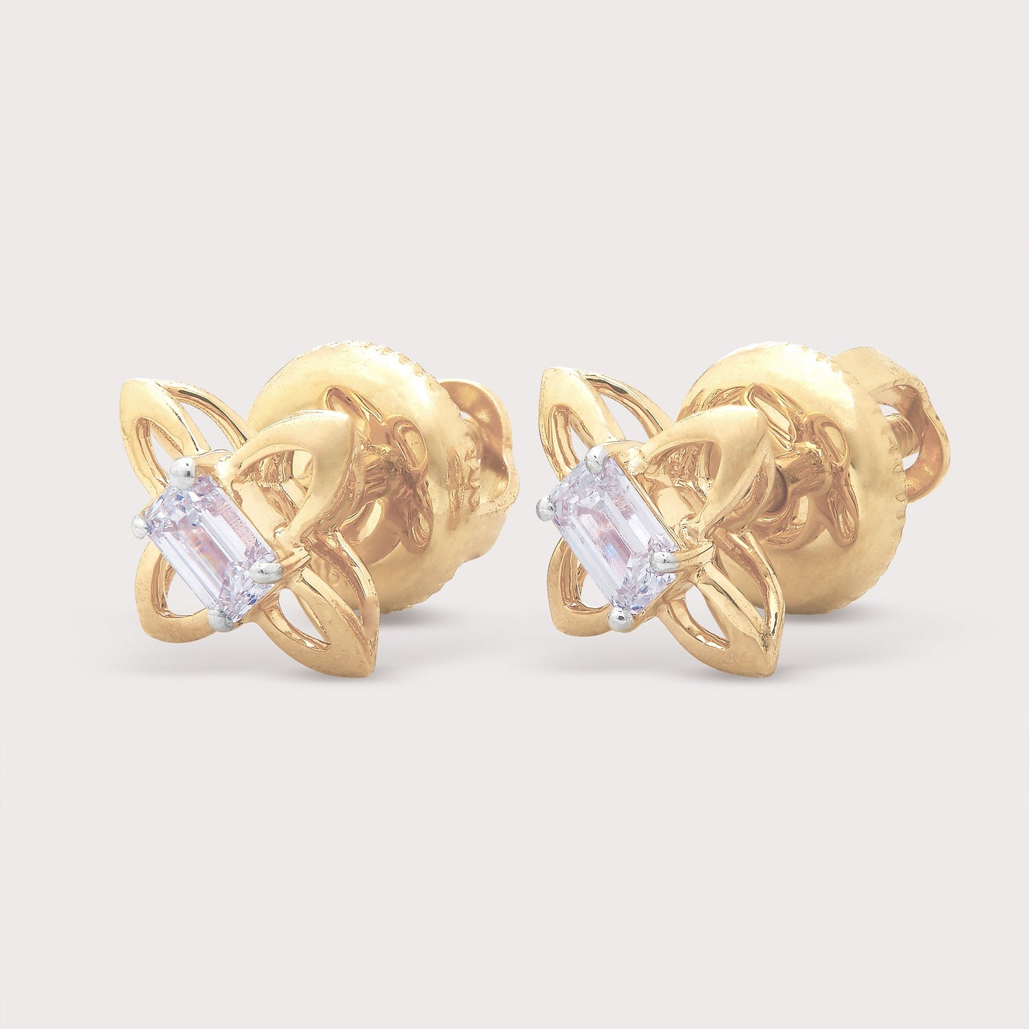 The Emerald Clover Studs