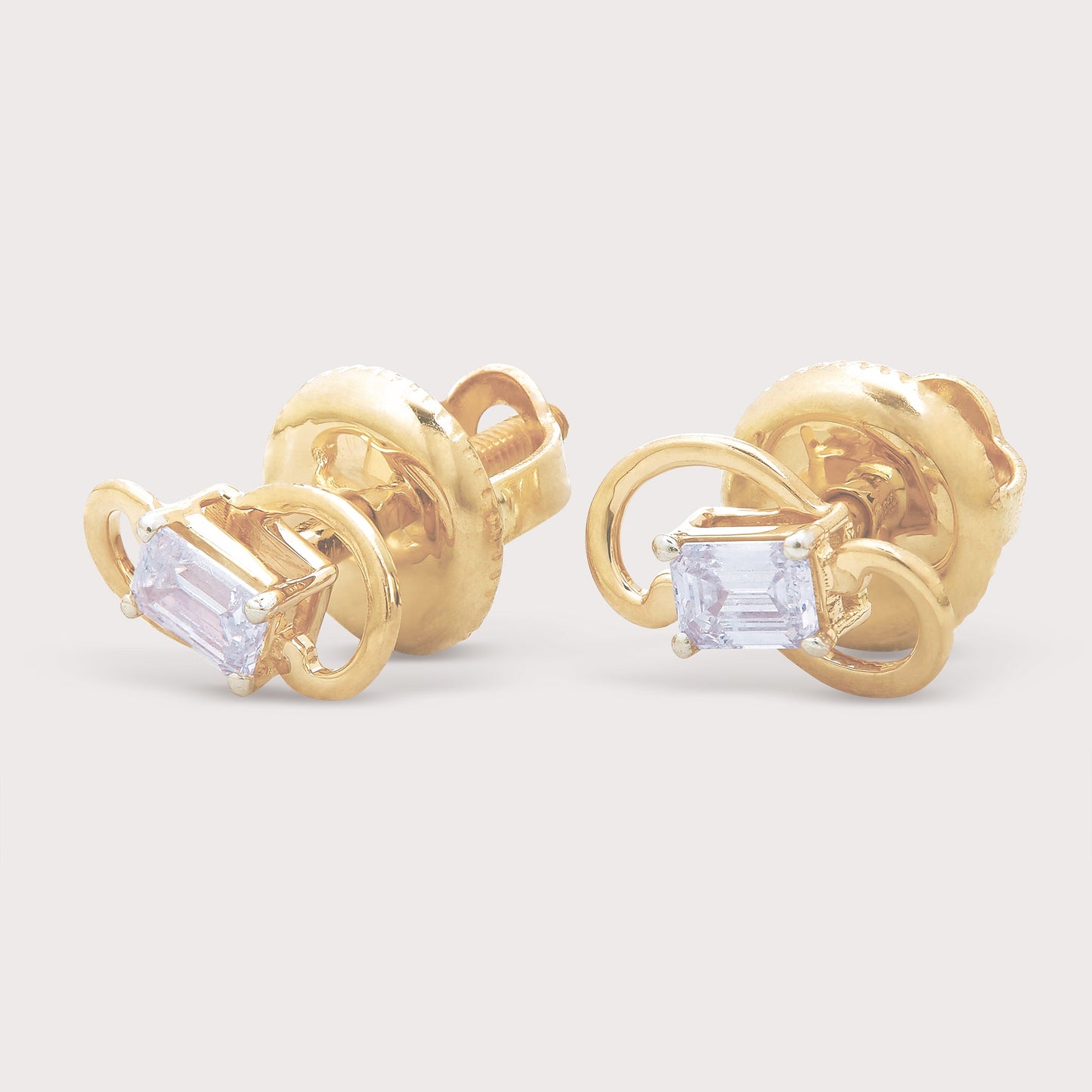 The Emerald Swirl Studs