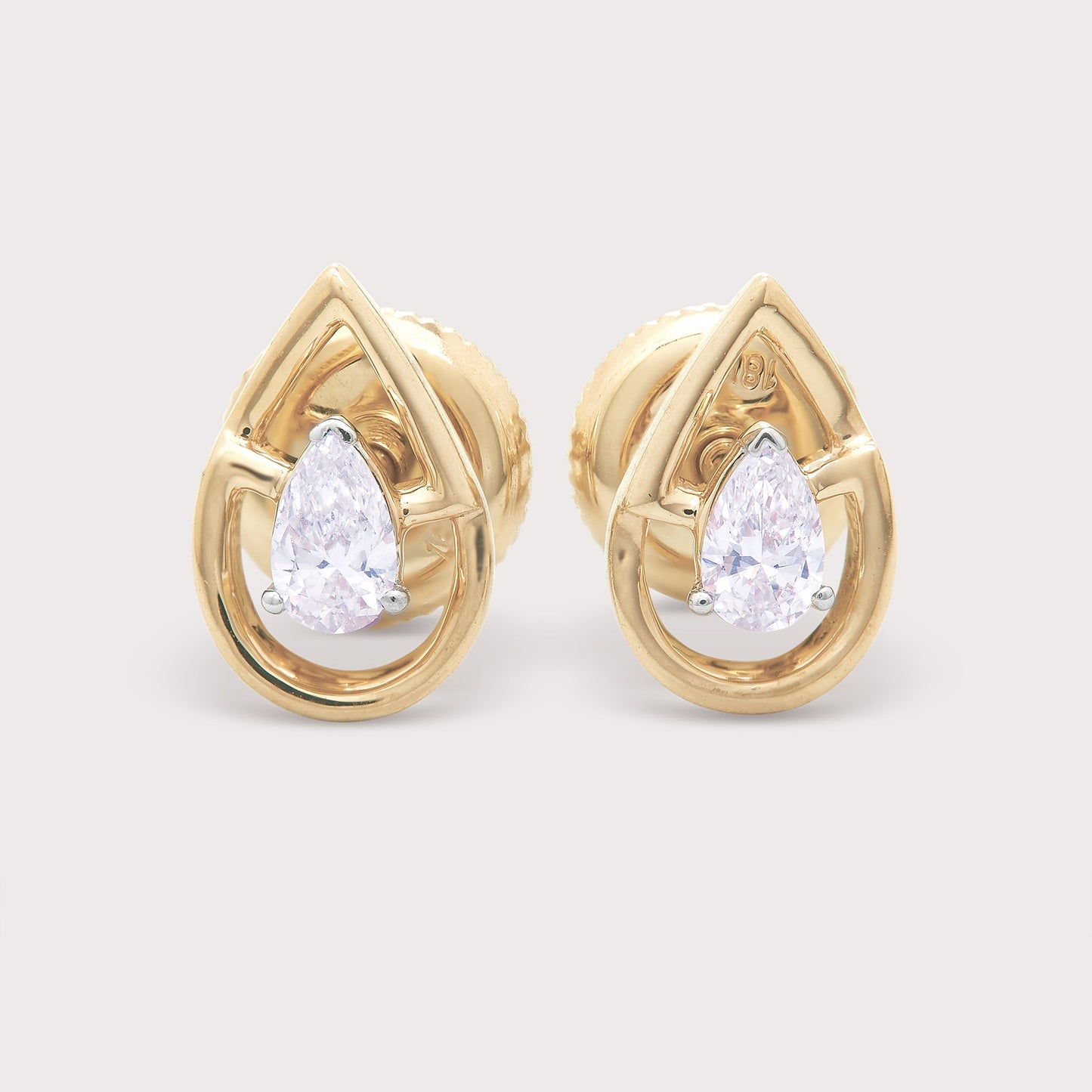 The Double Teardrop Studs