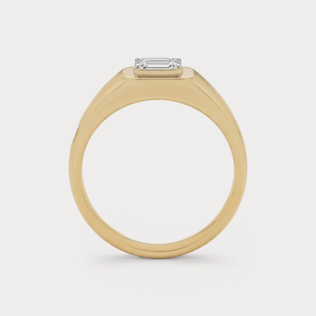 Emblem Diamond Mens Ring