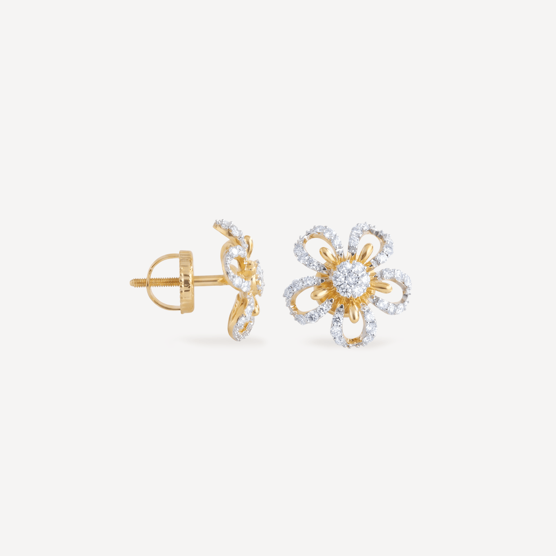 Sidereal Nakshatra Diamond EarRing