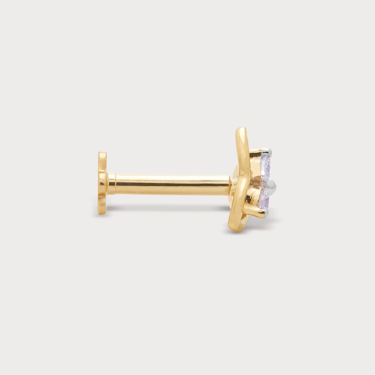 The Halo Triangle Nose Pin