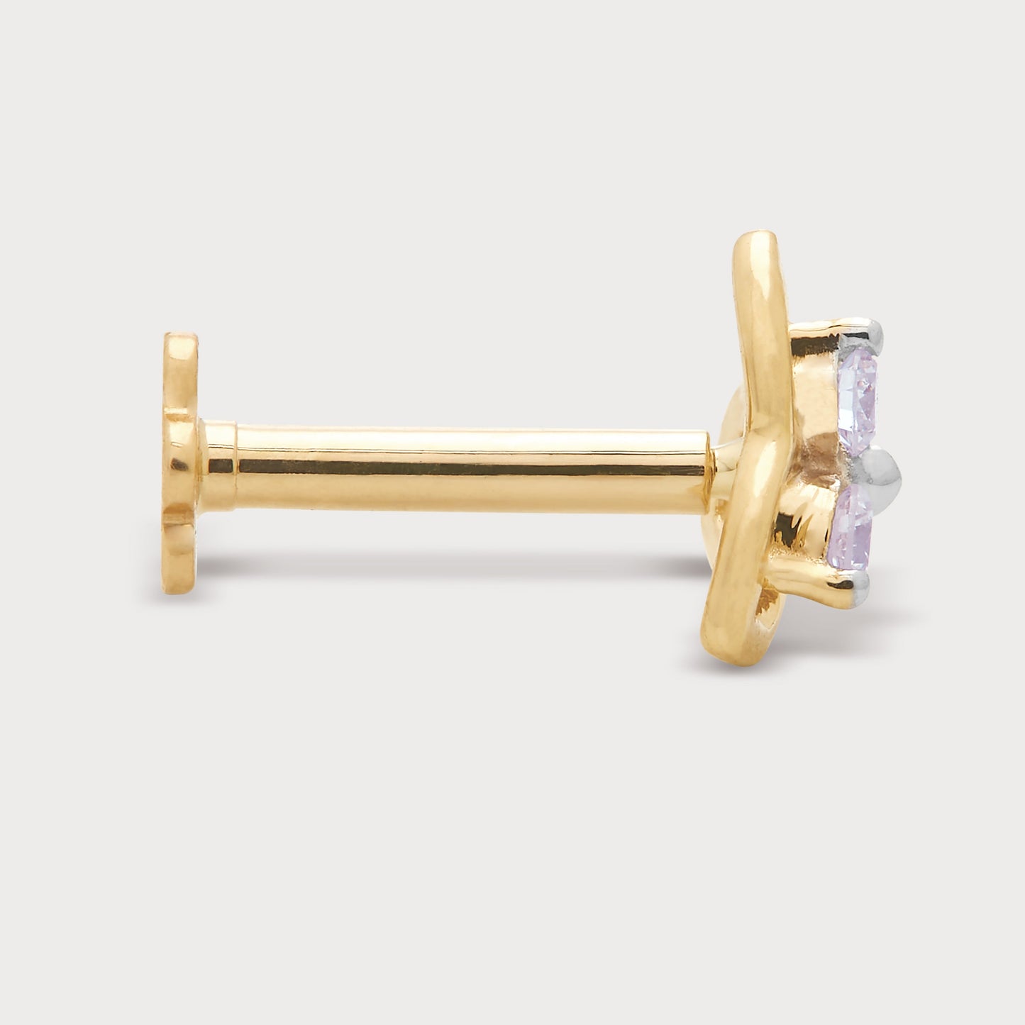 The Halo Triangle Nose Pin
