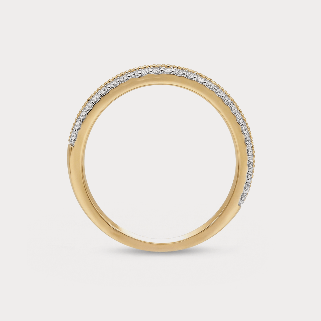 Circle Diamond Rings
