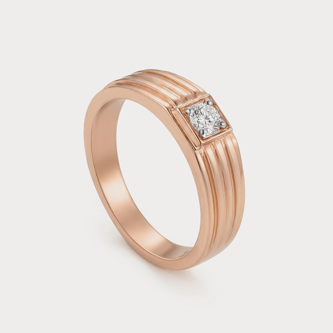 Basalt Diamond Rings