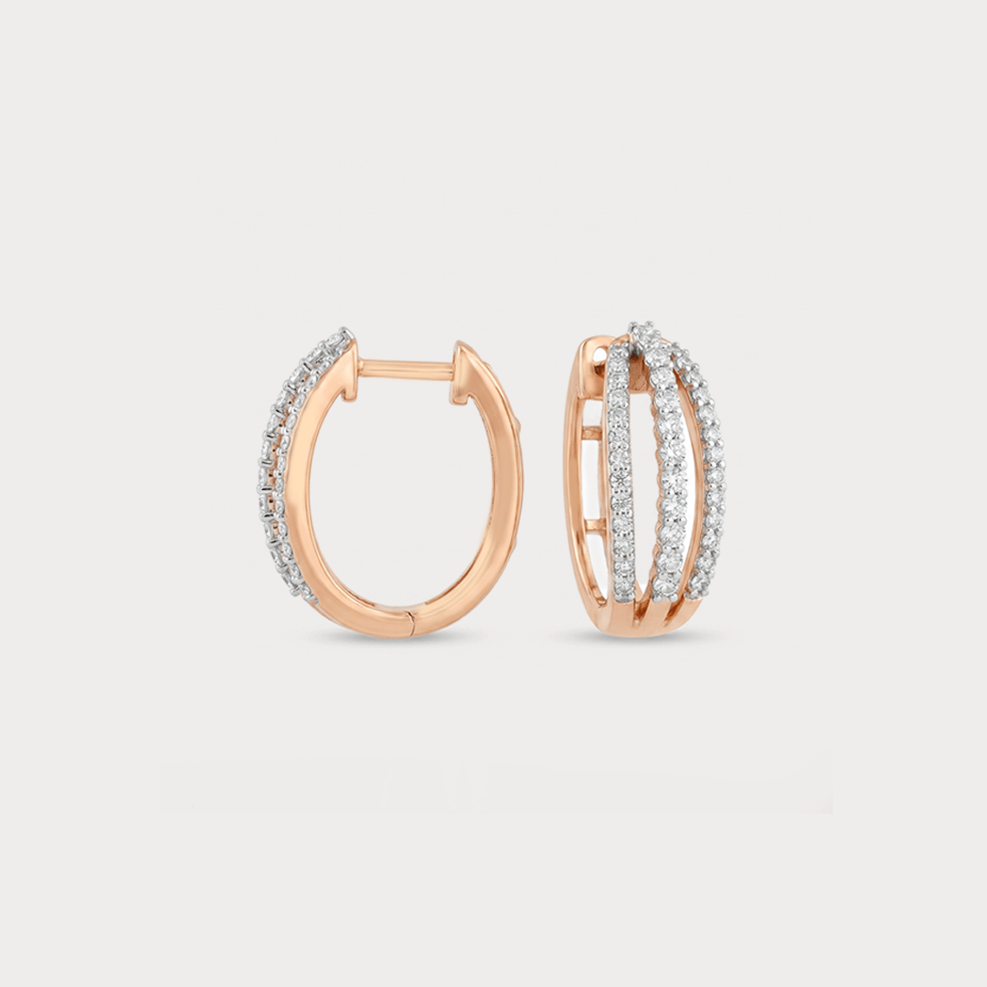 Sweep Diamond EarRing