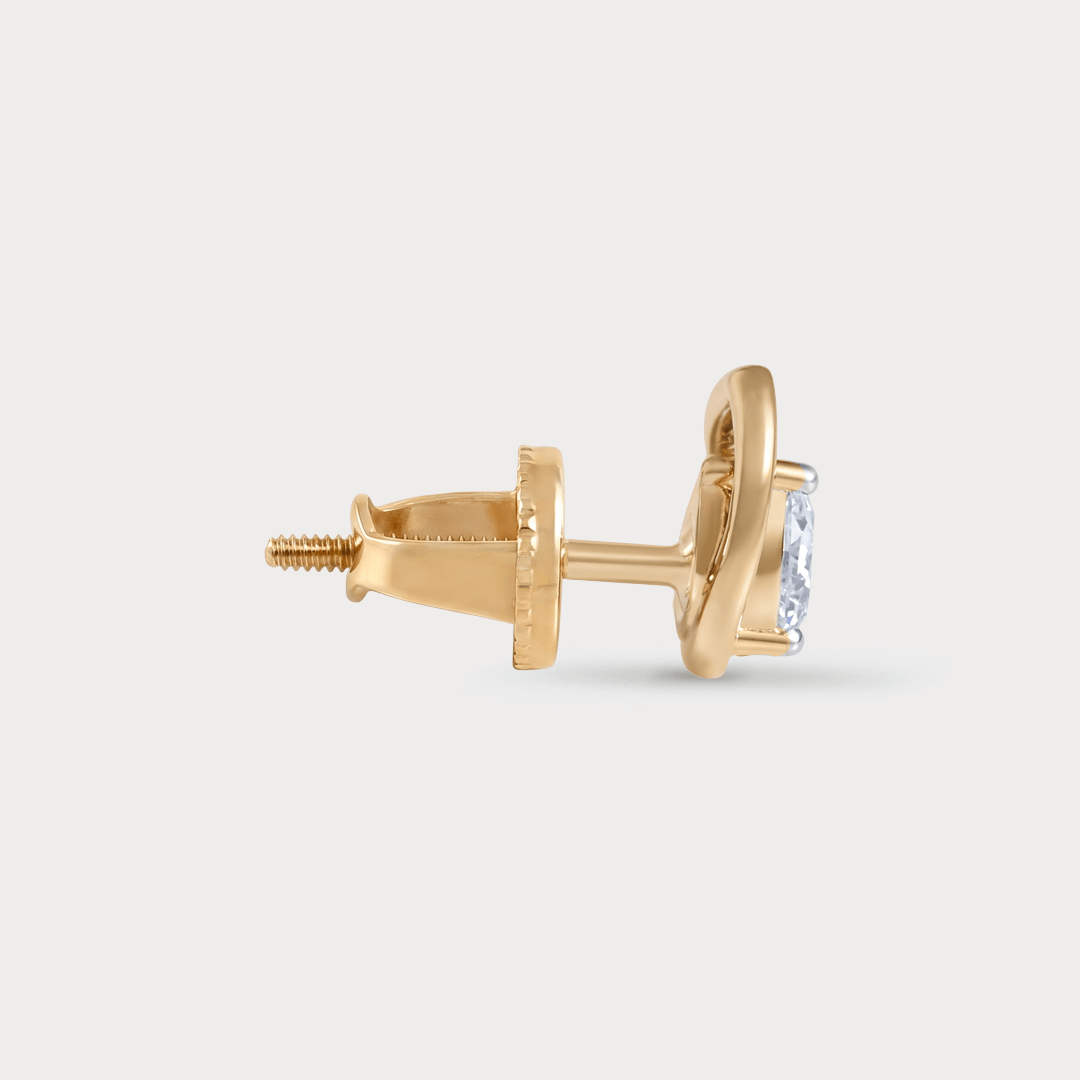 Stellaris Halo Diamond Stud Earrings