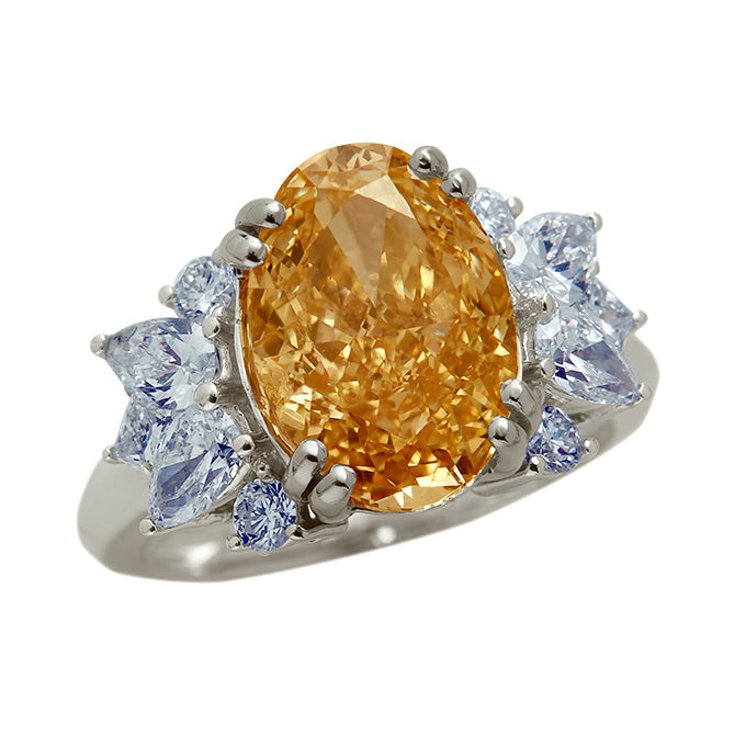 Aukera – Champagne Frost Oval Ring