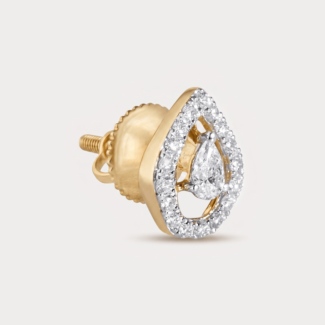Skyvale Halo Diamond Stud Earrings