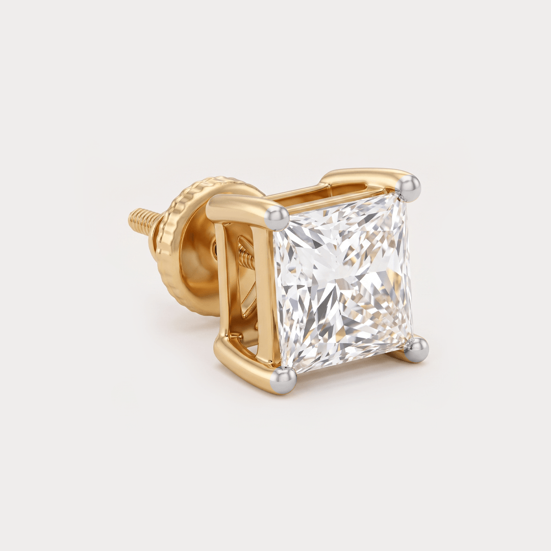 Cara Halo Diamond Stud Earrings