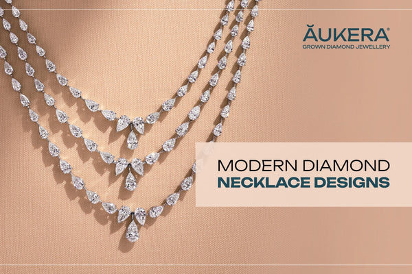 Aukera’s Modern Diamond Necklace Designs to Elevate Your Akshaya Tritiya Celebration Look