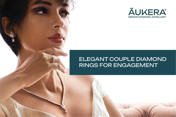 Stylish and Elegant Couple Diamond Rings for Engagement