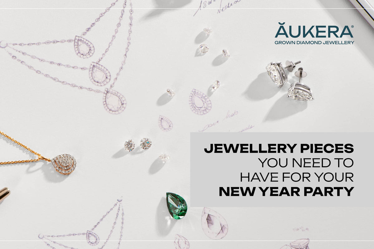 What are the new year necklace and earring styles for party-ready?