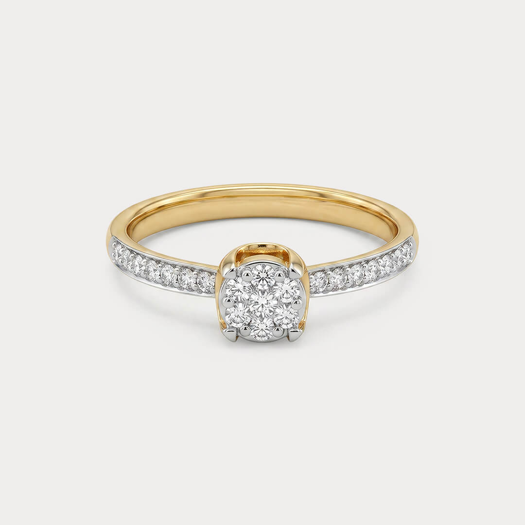 Sylvan Floral Nakshatra Diamond Ring
