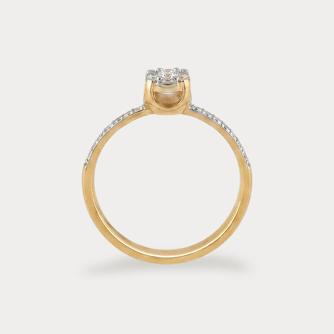 Sylvan Floral Nakshatra Diamond Ring
