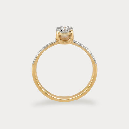 Sylvan Floral Nakshatra Diamond Ring