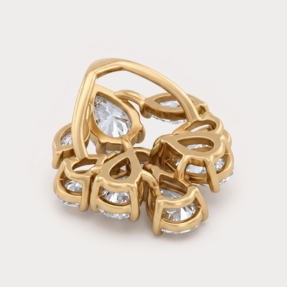 Glimmerfall Mini-Solitaire Diamond Pendant