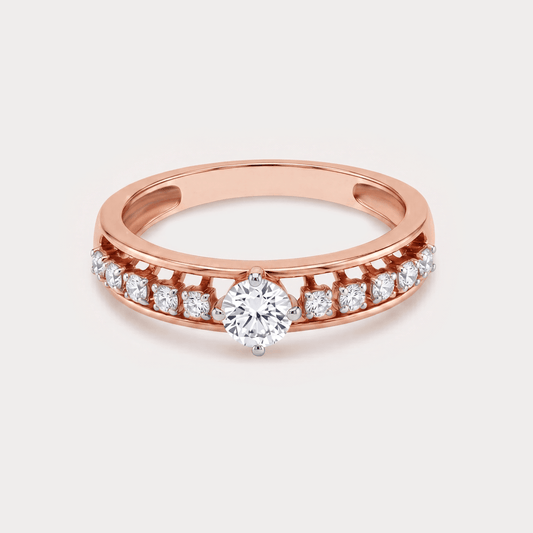 Luisant Mini-Solitaire Diamond Rings