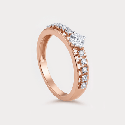 Luisant Mini-Solitaire Diamond Rings