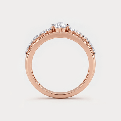 Luisant Mini-Solitaire Diamond Rings