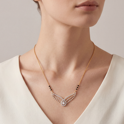 Sacred Light Diamond Mangalsutra