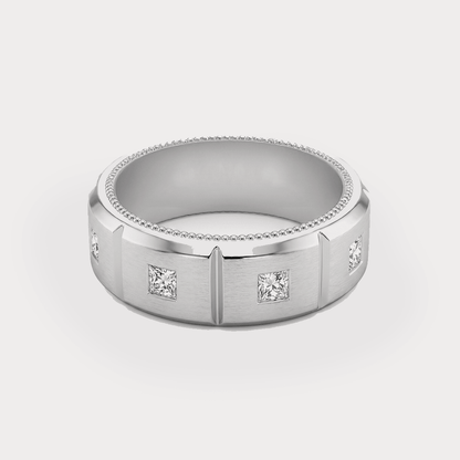 Crest Diamond Mens Ring