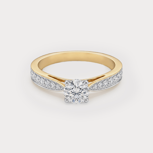 Raindrop Diamond Ring
