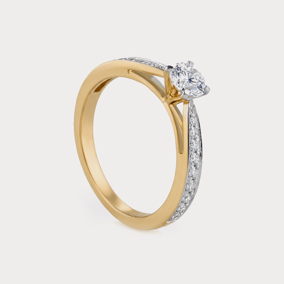 Raindrop Diamond Rings