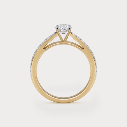Raindrop Diamond Rings